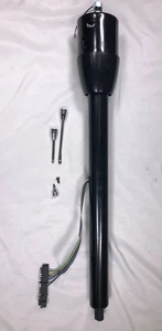 Universal GM 30" Black Stainless Tilt Steering Column Floor Shift Hot Rod NO KEY - Foto 1 di 6