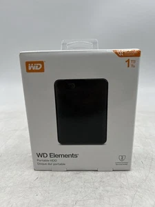 WD 1TB Elements Portable External Hard Drive - NEW - Afbeelding 1 van 5