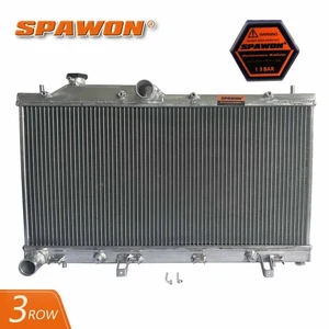 3 Row SPAWON Radiator For 2005-2017 Subaru Legacy Forester Impreza AT MT 13258 - Picture 1 of 8