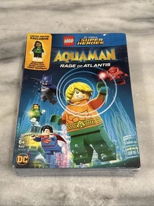 LEGO DC Super Heroes: AQUAMAN Rage of Atlantis DVD (w/ MINI FIGURE) NEW SEALED! - Imagen 1 de 8