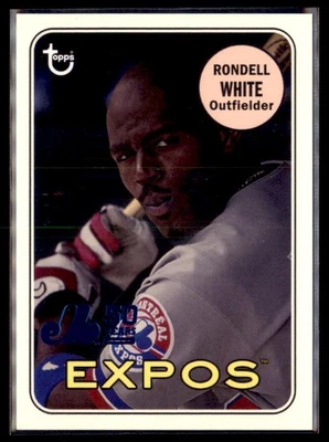 2019 Topps Archive Blue Foil Rondell White Expos MTL-RW /150 - Image 1 of 2