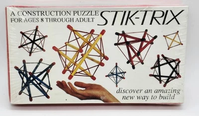 NOS STIK-TRIX Construction Puzzle For Kids & Adults Design Science Toys Sealed  - Image 1 of 4