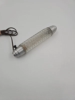Vintage Art Deco Glass Bullet Headboard Bed Reading Light Lamp WORKS (READ DESC) - Image 1 of 4
