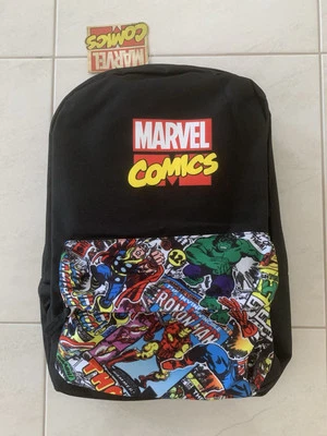 MARVEL COMICS BACKPACK SCHOOL WORK BAG AUTHENTIC *NEW* - image 1 of 2