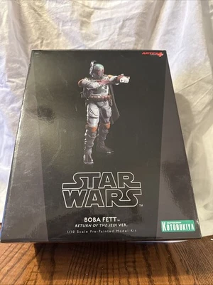 Kit Modelo Prepintado Kotobukiya Star Wars Artfx+ Boba Fett Escala 1/10 Foto 1 de 4