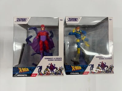 Marvel X-Men Zoteki Jazwares Zag Toys Lot of 2 Magneto and Cyclops - Image 1 of 2