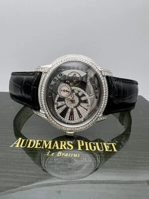 Audemars Piguet Millenary 15350ST Full Custom Set Diamonds 5 CTTW Box Set - Image 1 of 4