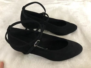 Mädchen/Damen Tanzschuhe von Diamant, Gr. 6, schwarz, Veloursleder, TOP - Bild 1 von 3