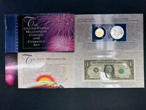 Juego de monedas y monedas BEP del Milenio de Estados Unidos* - Imagen 1 de 6