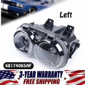 Left Driver Headlights For 2015 2016 2017 2018 2019 Dodge Challenger Headlamp LH - Picture 1 of 13