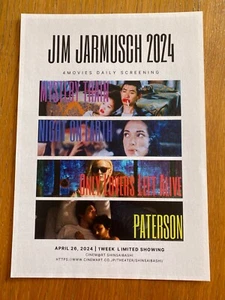 JIM JARMUSCH Japan Flyer 2024 MYSTERY TRAIN Paterson ONLY LOVES Night on Earth - Bild 1 von 1