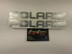POLARIS PREMIUM VINYL 2 PACK DECALS PICK COLOR SIZE TRACKED & INSURED - Picture 1 of 28