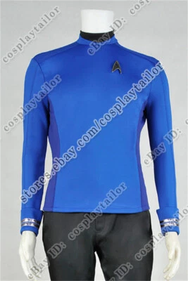 Disfraz de uniforme de oficial científico Comandante Spock para Star Trek Beyond Cosplay Foto 1 de 4