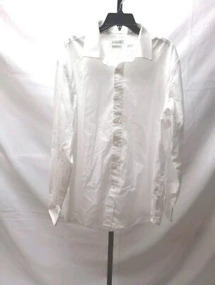 Haggar 正装衬衫经典版型 17-17.5 34/35 预购颈部污渍带标签 — 第 1/4 张图片