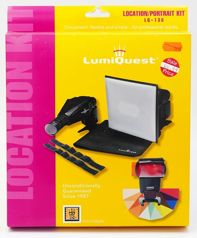 Lumiquest Location/Portrait Kit (LQ-136) for Hot Shoe flashes - Image 1 of 1