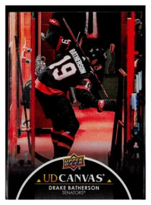 2021-22 Upper Deck - Silver Foil #C57 Drake Batherson UD Canvas Black - Picture 1 of 2