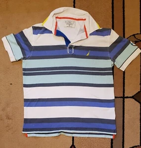 Camisa polo retro cuello náutico para hombre talla Rayas medianas M - Imagen 1 de 5