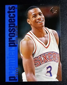 ALLEN IVERSON RC 1996-97 SP TOP PROSPECTS ROOKIE CARD PHILADELPHIA 76ers HOF - Picture 1 of 2