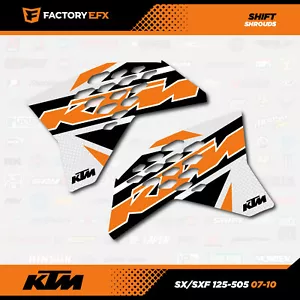 Shroud Racing Graphics Kit fits KTM 07-10 SX Sxf/Exc 125 150 200 250 300 450 - Bild 1 von 2