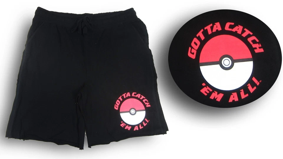 Pantalones cortos para hombre Pokemon Gotta Catch 'Em All talla L 100 % algodón Foto 1 de 1