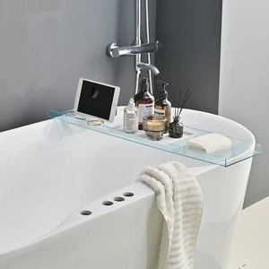 Bathtub Tray Over Bathtub Racks Bath Caddy For The Elegant Tub Bathroom Caddy Fi - Picture 1 of 8