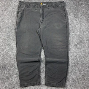Carhartt Pants Mens 44x30 Gray Rugged Flex Relaxed Fit Heavy Canvas Workwear - Picture 1 of 8