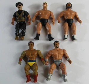 Menge 5 Vintage 1980er Actionfiguren G.I.Joe Jerry Blackwell Stan Hansen Remco AWA - Bild 1 von 7