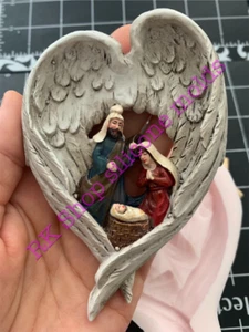 Christmas night nativity scene silicone mold-for Resin-handcrafts-polymer clay - Picture 1 of 8
