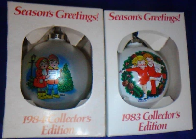 Cambells Niños Adornos de Navidad 1983 y 1984 Foto 1 de 4