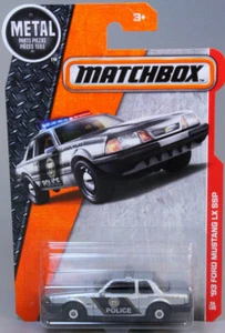 MBX POLICE '93 FORD MUSTANG LX SSP (STATE POLICE) 66/125 Matchbox 2015 - Picture 1 of 6