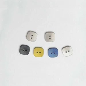 12pcs * Width 10mm Titanium Alloy Buttons TC4 Ti Metal Button For Clothes Shirts - Picture 1 of 4