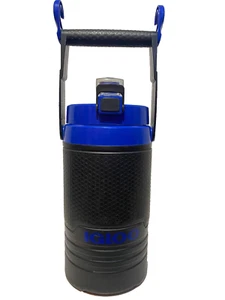Igloo Jug Cooler 1/2 Gal 80oz Blue Handle Hooks Lid Game On Sideline - Picture 1 of 9