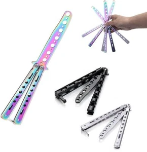 Black Butterfly Comb Toy Trainer Steel Unsharpened Practice Tool Metal - Picture 1 of 11