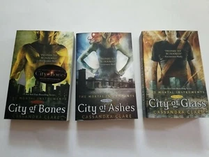 The Mortal Instruments City of Bones, Ashes, Glass 1-3 Cassandra Clare Lot T727 - Picture 1 of 6