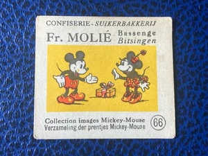 RARE Image Confiserie Molié N° 66 Mickey Mouse Walt Disney 1930 - Picture 1 of 2