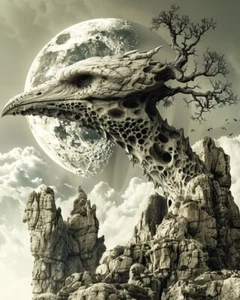 Whimsical Worlds: Bizarre and Eccentric 8x10 Art Prints to Amaze 68430935 - Picture 1 of 1
