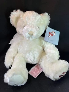 White Teddy Bear CANDIE from Russ Berrie Co - Picture 1 of 1