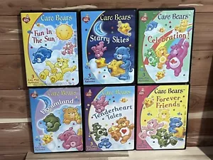 2003 Lot 6 Care Bears DVD Starry Skies Fun Sun Celebration Dreamland Forever + - Picture 1 of 7