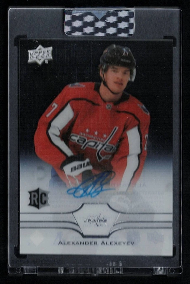 2020-21 Upper Deck Clear Cut Rookie Autograph #CC-AA Alexander Alexeyev - Image 1 of 1