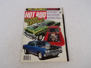 June 1986 Hot Rodding Magazine Street Heroes! Win A Delorean Sweepstakes Carb - Picture 1 of 3