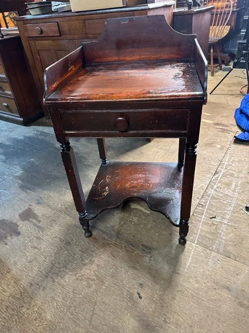 Barn find project ANTIQUE NEW YORK 1 DRAWER WORK TABLE SEWING TABLE GALLERY Cover