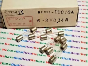 6,3 volt .14amp / LAMPADINA FUSIBILE / 6 PEZZI (qzty) - Foto 1 di 3