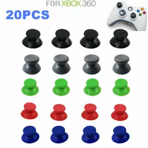 3D Analog Joystick thumb Stick grips Caps Buttons for XBOX 360- 20pcs 4 colors - Picture 1 of 14