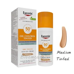 Eucerin Sun Oil Control Dry Touch Gel Cream Medium Tinted SPF50+ 50m - Picture 1 of 1