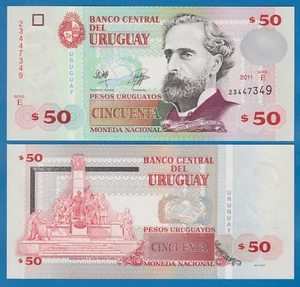 URUGUAY 50 pesos uruguaiani P 87b 2011 UNC Serie "E" - Foto 1 di 1
