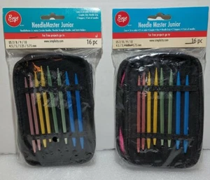 Nuevo Boye Circular Needle Master Junior 16 Piezas Juego de Tejer En Estuche Simplicity EE. UU. - Imagen 1 de 3