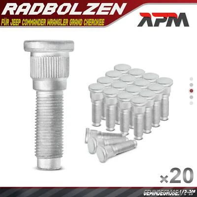20x pernos de rueda tornillo de rueda para Jeep Commander Wrangler III JK Grand Cherokee II - Imagen 1 de 4