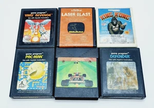 Vintage Atari 2600 Games Job Lot of 6 - UNTESTED - Picture 1 of 14