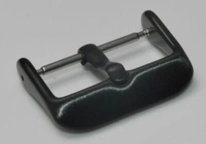Hebilla para correas de reloj, 22mm negro cepillado - Imagen 1 de 1