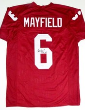 signed baker mayfield jersey